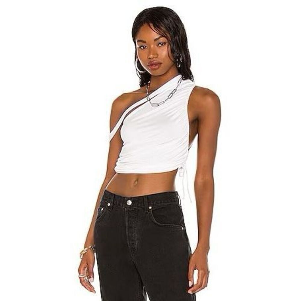 AALIYAH x REVOLVE Rock the Boat Top in White NEW NWT